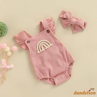 Dandelion Meses Macac O Casual Para Beb S Meninas Estampa Arco