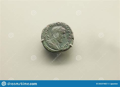 Philip the Arab Roman Emperor Coin Editorial Photo - Image of antiquity ...