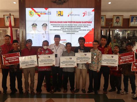 Sosialisasi Penyerahan Bantuan Disperakpp Kabupaten Wonogiri