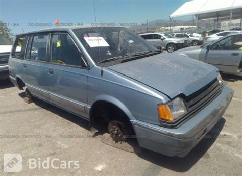 1989 Dodge Colt Vista Jb3bg39v1kz011352 Bid History Bidcars