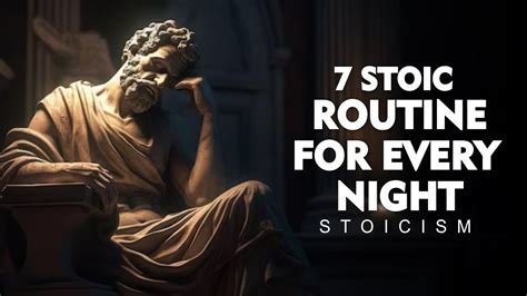 Things You Should Do Every Night Stoic Routine Youtube