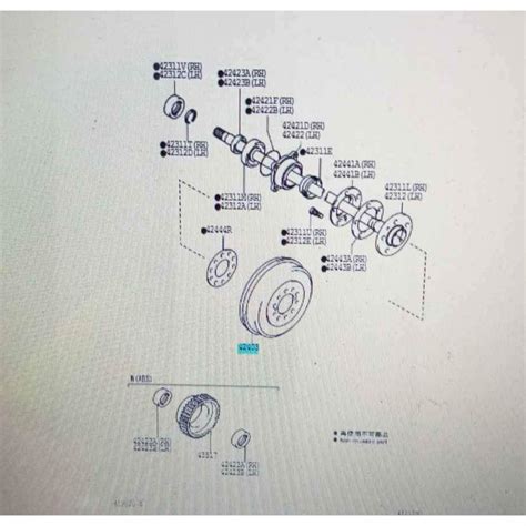 Jual Drum Sub Assy Rear Brake Tromol Rem Belakang Fortuner 2005 2018