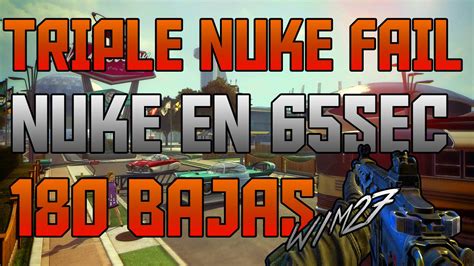 BO2 TRIPLE NUKE FAIL NUCLEAR EN 65 SEGUNDOS YouTube