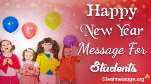 Inspirational Happy New Year Wishes Messages for Students