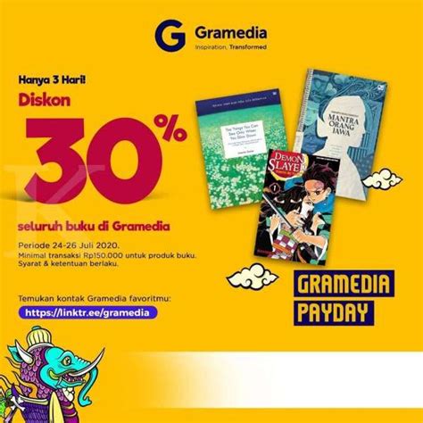 Diskon Untuk Seluruh Buku Di Gramedia