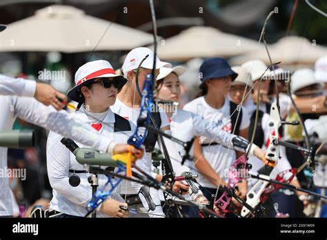 Tokyo Japan 23rd July 2021 Miki Nakamura Jpn Archery Womens Individual Ranking Round