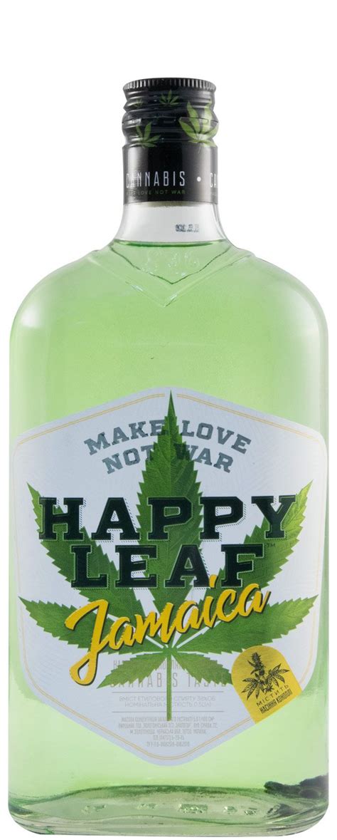 Vodka Happy Leaf Jamaica Cannabis Taste 50cl