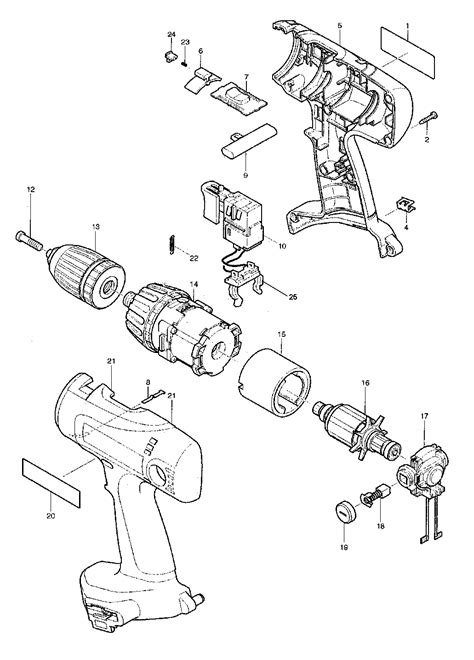 Hans Sauer GmbH Ersatzteile Makita 6347D AKKU Bohrschrauber