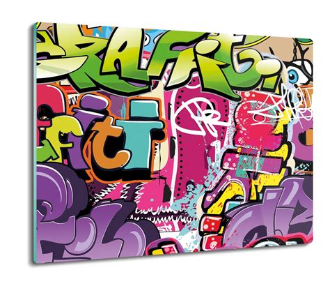 Szklana Os Ona Kuchenna Szklana Graffiti Mur X Artprintcave