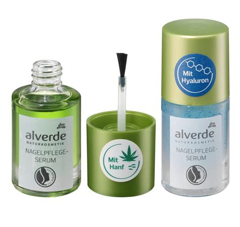 Alverde NATURKOSMETIK 2er Set Nagelpflege Nagelpflegeserum Mit HANF