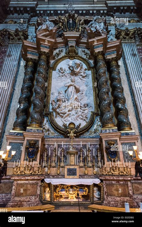 Roma Italia Iglesia De San Ignacio De Loyola En El Campus Martius