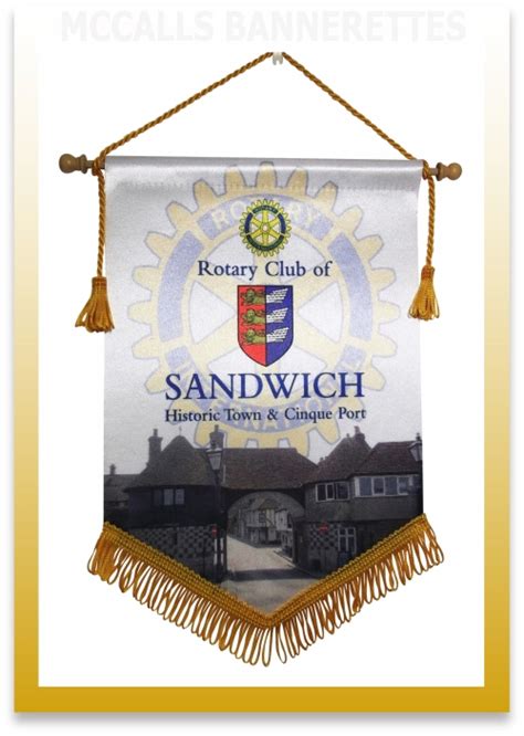 Rotary Banners Design Custom Pennants Design For Rotarians