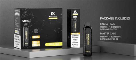 F RESIN PLUS Freeton Premium Disposable E Cigarette Brand