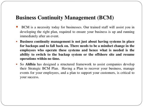 Leading business continuity management Dubai 