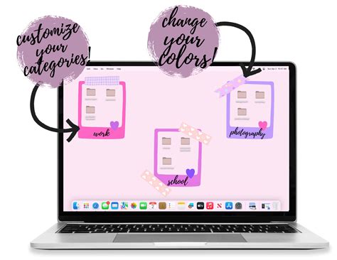 Cute Desktop Organizer Background - Etsy