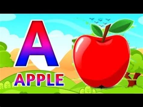 A for apple अ स अनर abcd phonics song YouTube