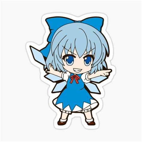 Cirno Stickers Redbubble