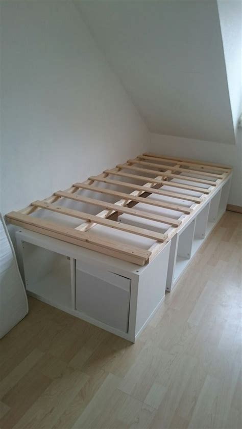 Kallax Ikea Platform Bed DIY Tutorial