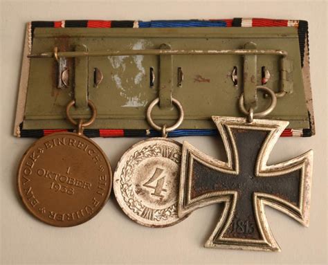 Regimentals German Wwii Armed Forces Long Service Trio Of Medals