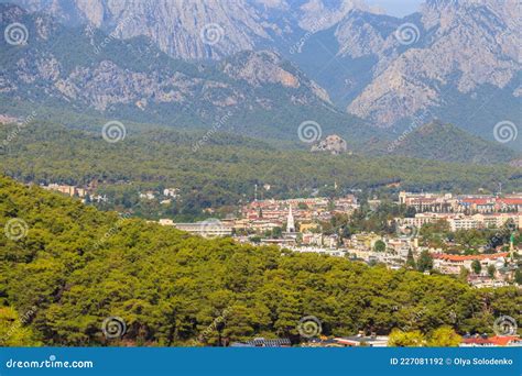 View Of Kemer Town On Coast Of The Mediterranean Sea In Antalya