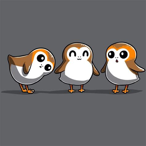 Porgs T Shirt Star Wars Teeturtle Star Wars Geek Star Wars Humor Porgs Star Wars