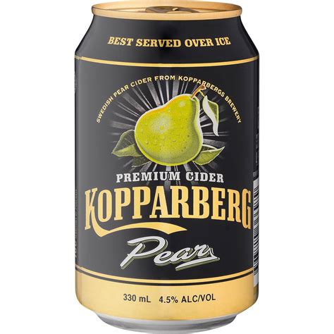 Kopparberg Pear Cider Can 330ml Woolworths