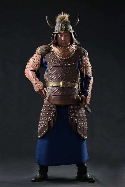 Mongolian Warriors Leather Armor Mongulai Armor Warrior Mongolian