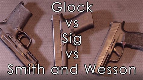 Glock 43X Vs Sig 365XL Vs Smith And Wesson M P Shield EZ YouTube