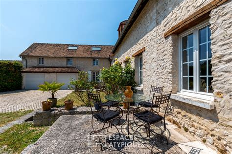 Vente Maison De Charme En Pierre Aux Abords De La Seine Pressagny L