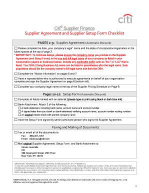 Fillable Online Supplier Finance Fax Email Print PdfFiller