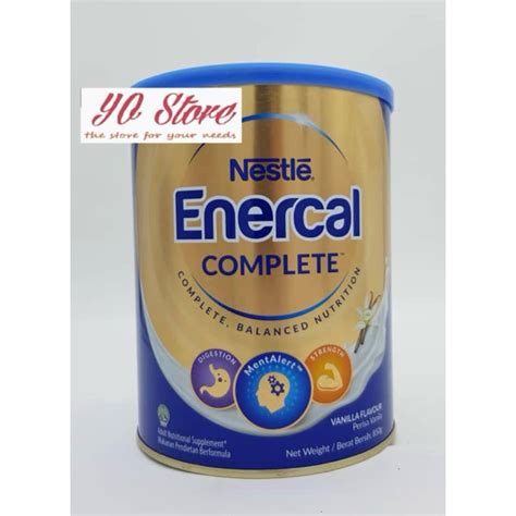 Enercal Plus Milk Powder New Formula Vanilla G Shopee Malaysia