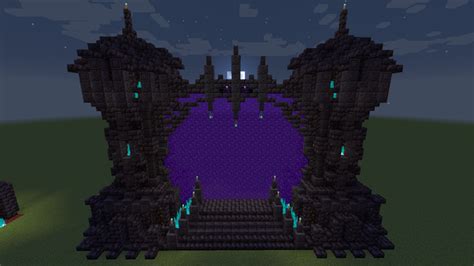 Im In Love With The New Bricks So I Decided To Make A Nether Portal