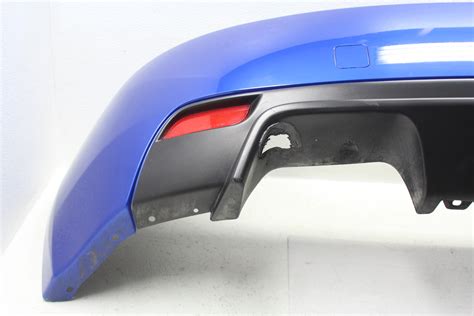 2008 2014 Subaru Wrx And Sti Hatch Rear Bumper Cover Assembly World Rally Blue Oem