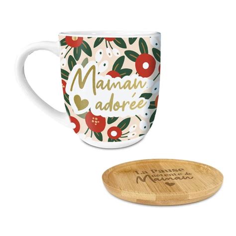 Tasses et Mugs Coffret de tasse Maman adorée Cadeau Fête des mères