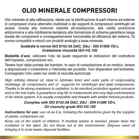 Rhutten Olio Compressori Lt Shop Online Su Brico Io