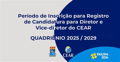 Período de Inscrição para Registro de Candidatura para Diretor e Vice