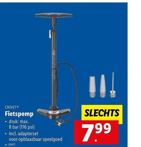 Fietspomp Promotie Bij Lidl