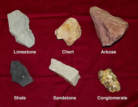 Choose Two Examples Of The Sedimentary Rocks