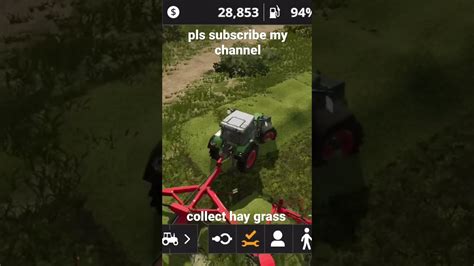 Farming Simulator 20 Fs20 Collect Hay Fs20 Shorts Fs20gameplay