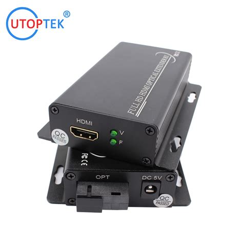 20km Hdmi Over Fo Fiber Optic Extender Transmitter Receiver Over Tcpip Via Optical Fiber 1080p