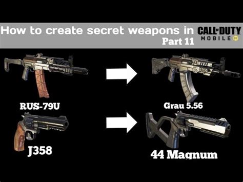 How To Create Hidden Weapon Variants In Call Of Duty Mobile Part 11