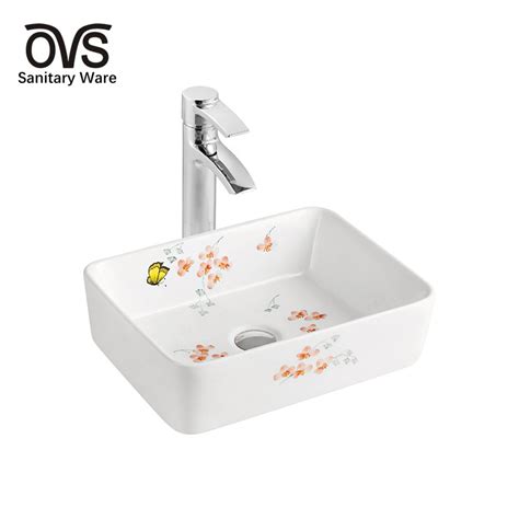 Ovs Hot Selling Ceramic Vessel Vanity Sink Round Washroom Washing Basin