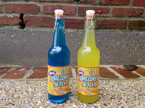 2 X Willy Wonka Fizzy Lifting Drink Bottles Snozzberry Soda