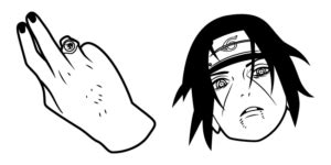 Naruto Sasuke Uchiha Cursor Anime Cursors Sweezy Custom Cursors