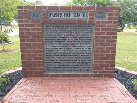 Parker High School Historical Marker