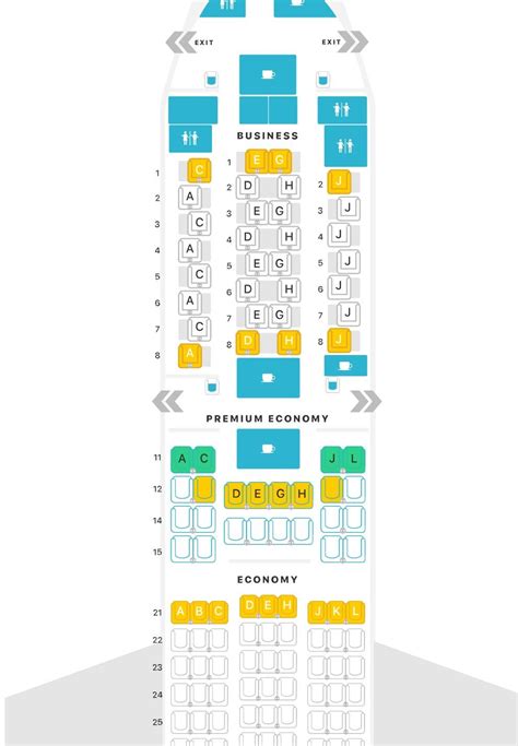 Iberia Premium Economy Seat Map