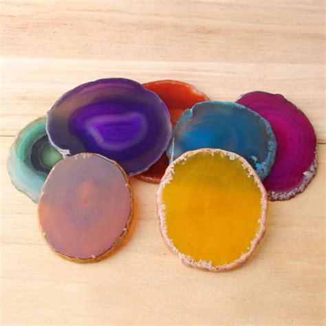 Natural Agates Slice For Diy 50 80mm Agate Pendants Others