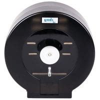 Lavex Janitorial Black Double Roll Horizontal Toilet Tissue