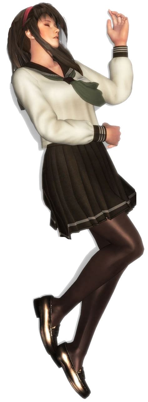 Hitomi Schoolgirl Costume Down 4 By Fallenparty On Deviantart