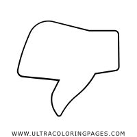 Thumbs Down Coloring Page Ultra Coloring Pages